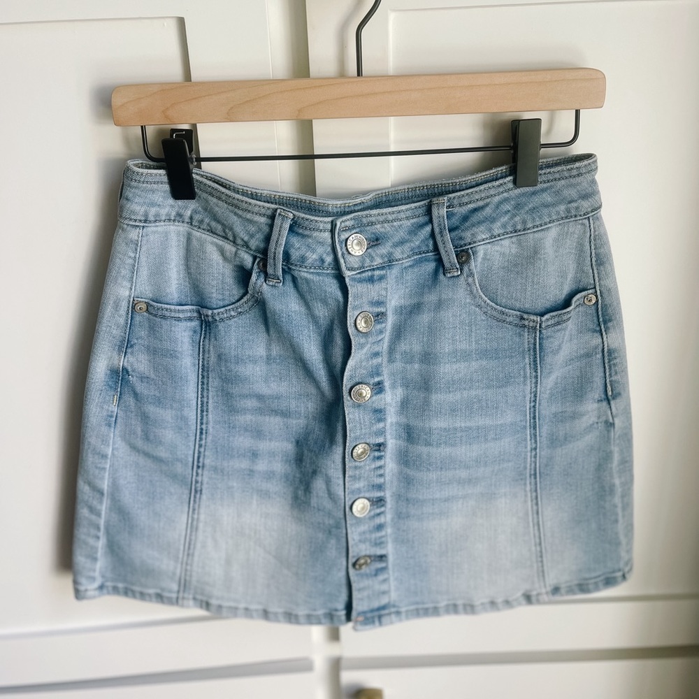 jean skirt from American eagle!